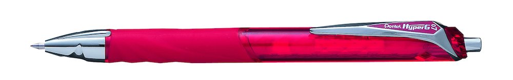 Długopis żelowy Pentel HyperG KL257 czerwony