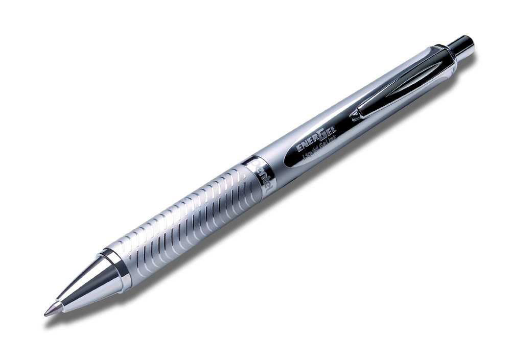 Pióro kulkowe automatyczne Pentel Energel BL407 Sterling Silver 0,7mm