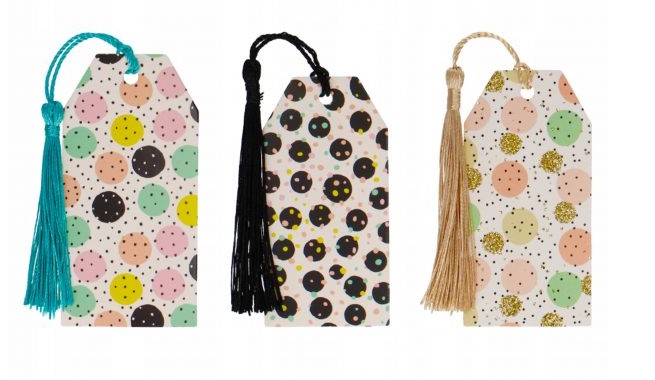 Tagi do prezentów kolory 6szt Incood