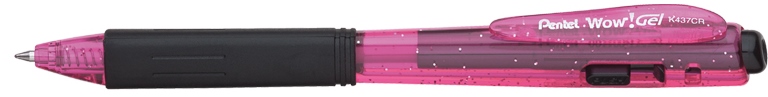Długopis żelowy Pentel WOW Gel K437CR różowy