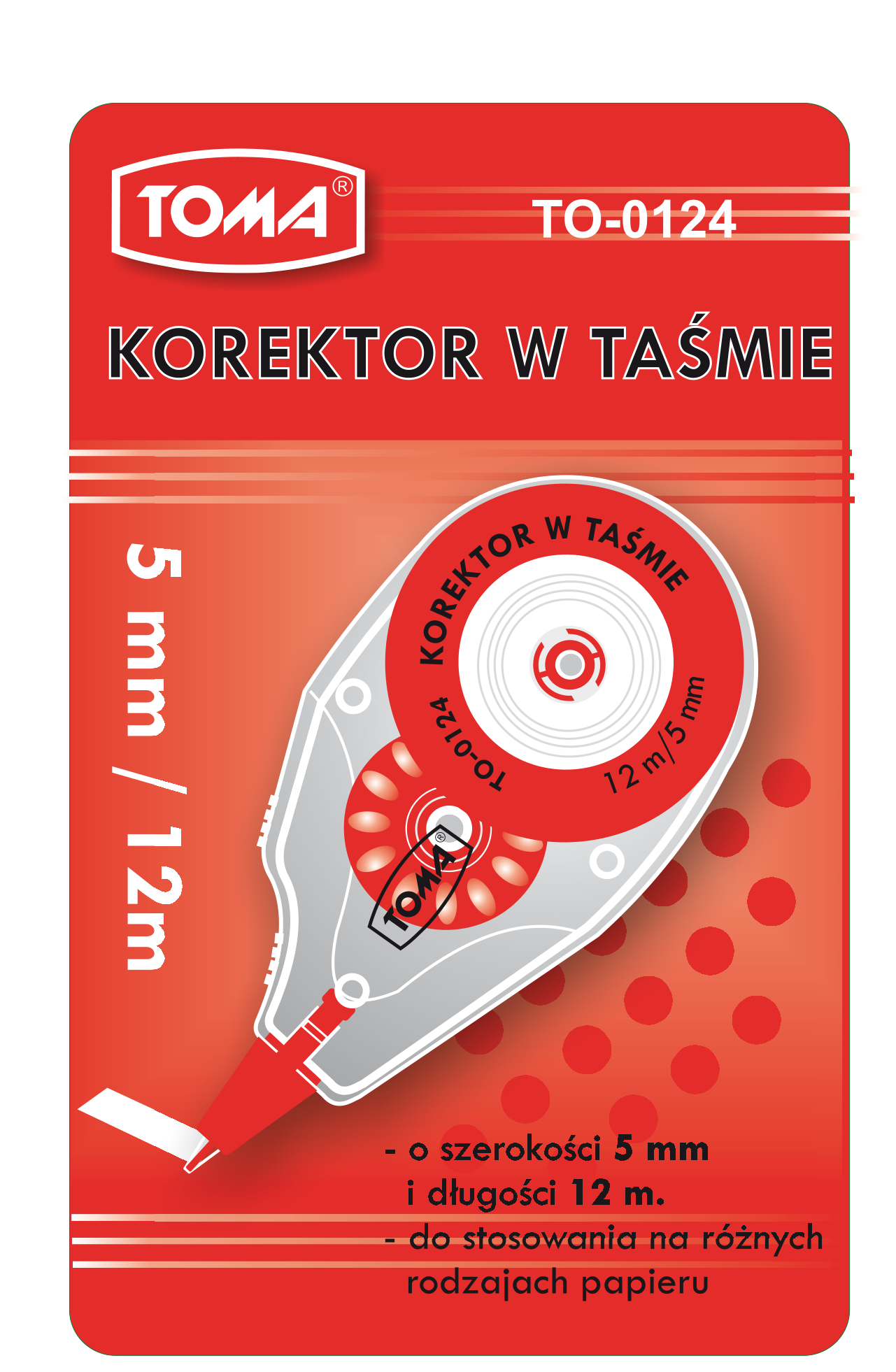 Korektor w taśmie Toma TO-0124