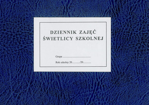 Dziennik zajęć świetlicy szkolnej A4 Typograf
