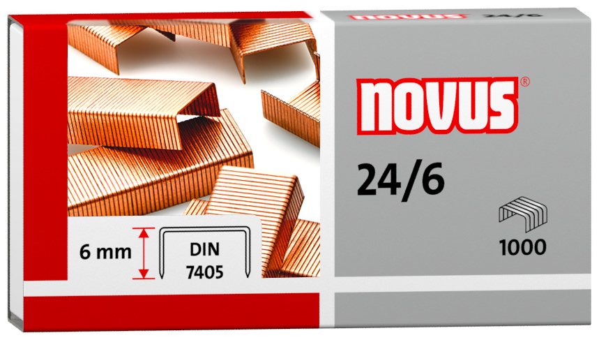 Zszywki 24/6 (1000) Novus