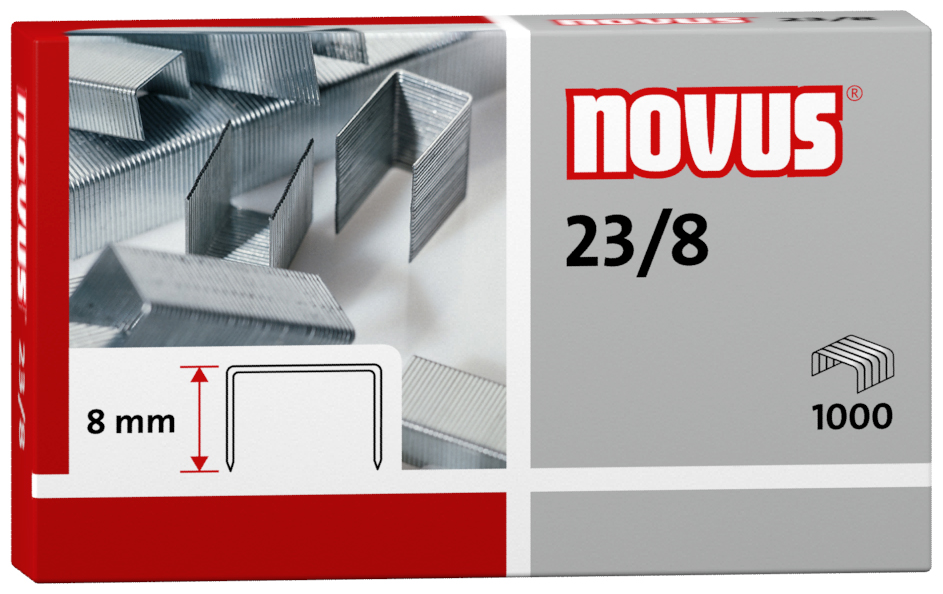 Zszywki 23/8 (1000szt.) Novus