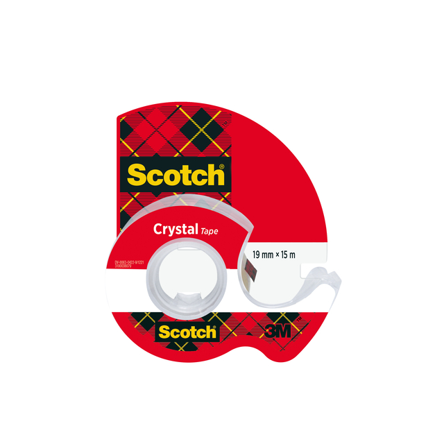 Taśma klejąca Scotch Crystal mocna 19mmx15m 7100086274 3M