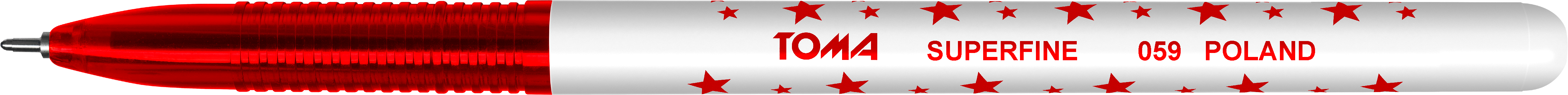 Długopis Toma Superfine TO-059 czerwony