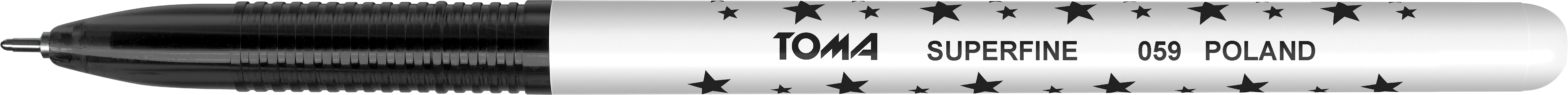 Długopis Toma Superfine TO-059 czarny