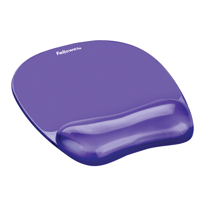 Podkładka pod mysz i nadgarstek Fellowes Crystal - 91441 fioletowa