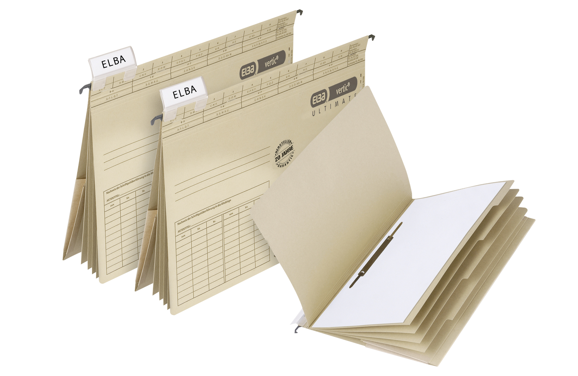 Skoroszyt zawieszany personalny Elba Vertic Ultimate A4