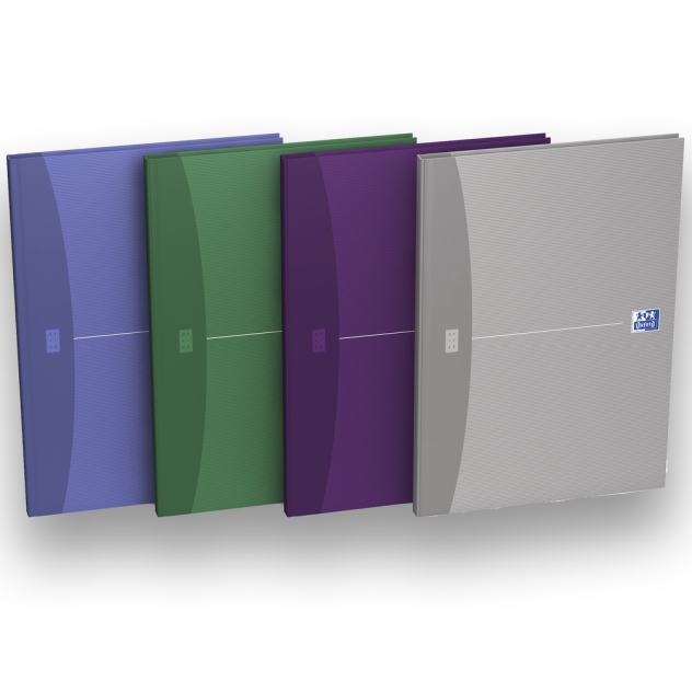 Brulion w kratkę A4/96 Oxford Essentials 90g mix kolorów