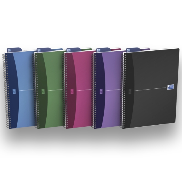 Kołonotatnik Oxford Urban Mix A4/90k linia