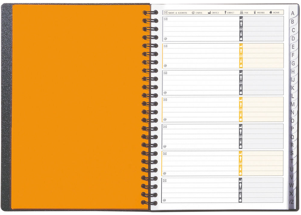 Skorowidz Oxford Addressbook A5 72k.