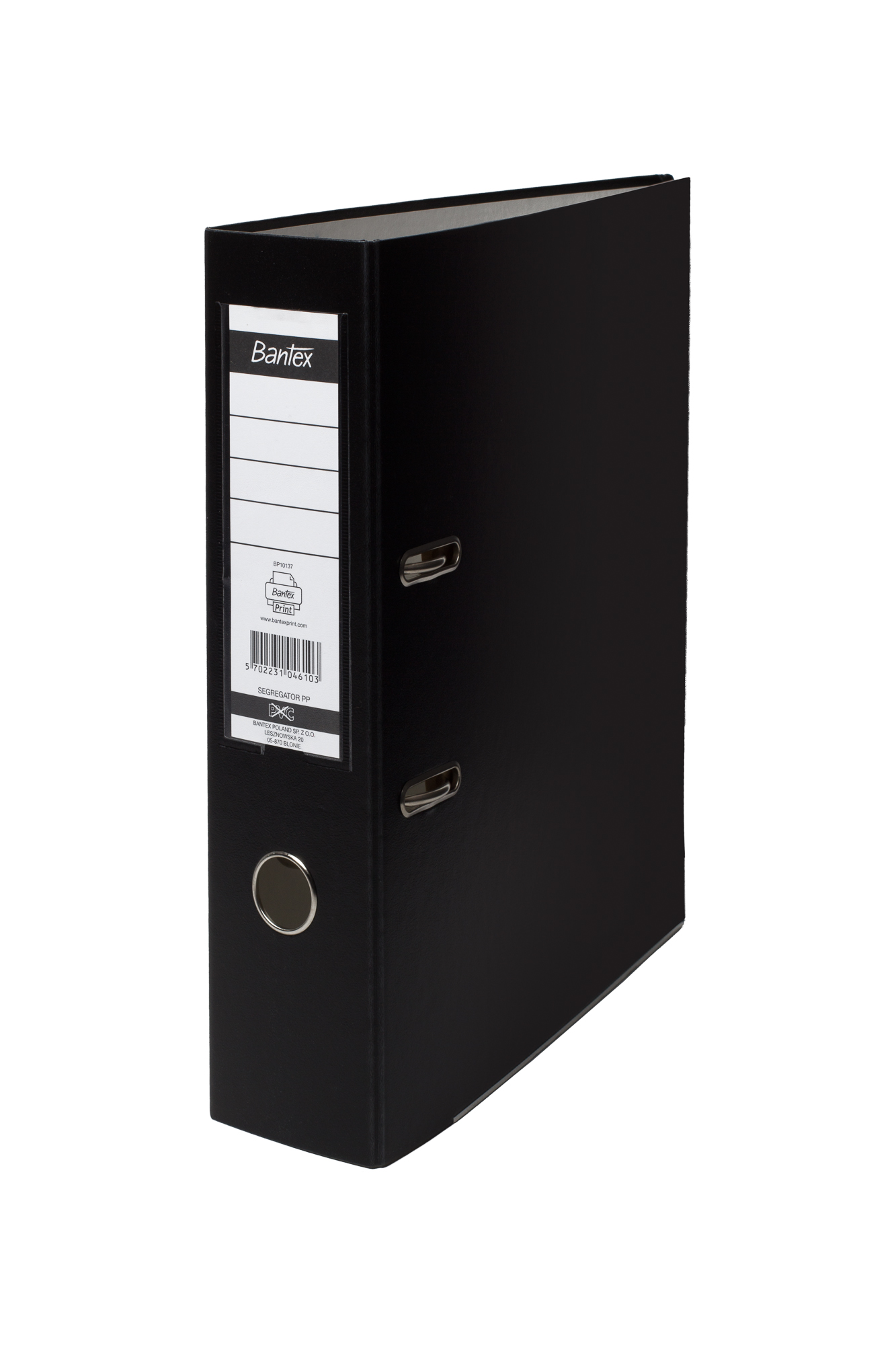 Segregator Bantex XXL A4/80 czarny