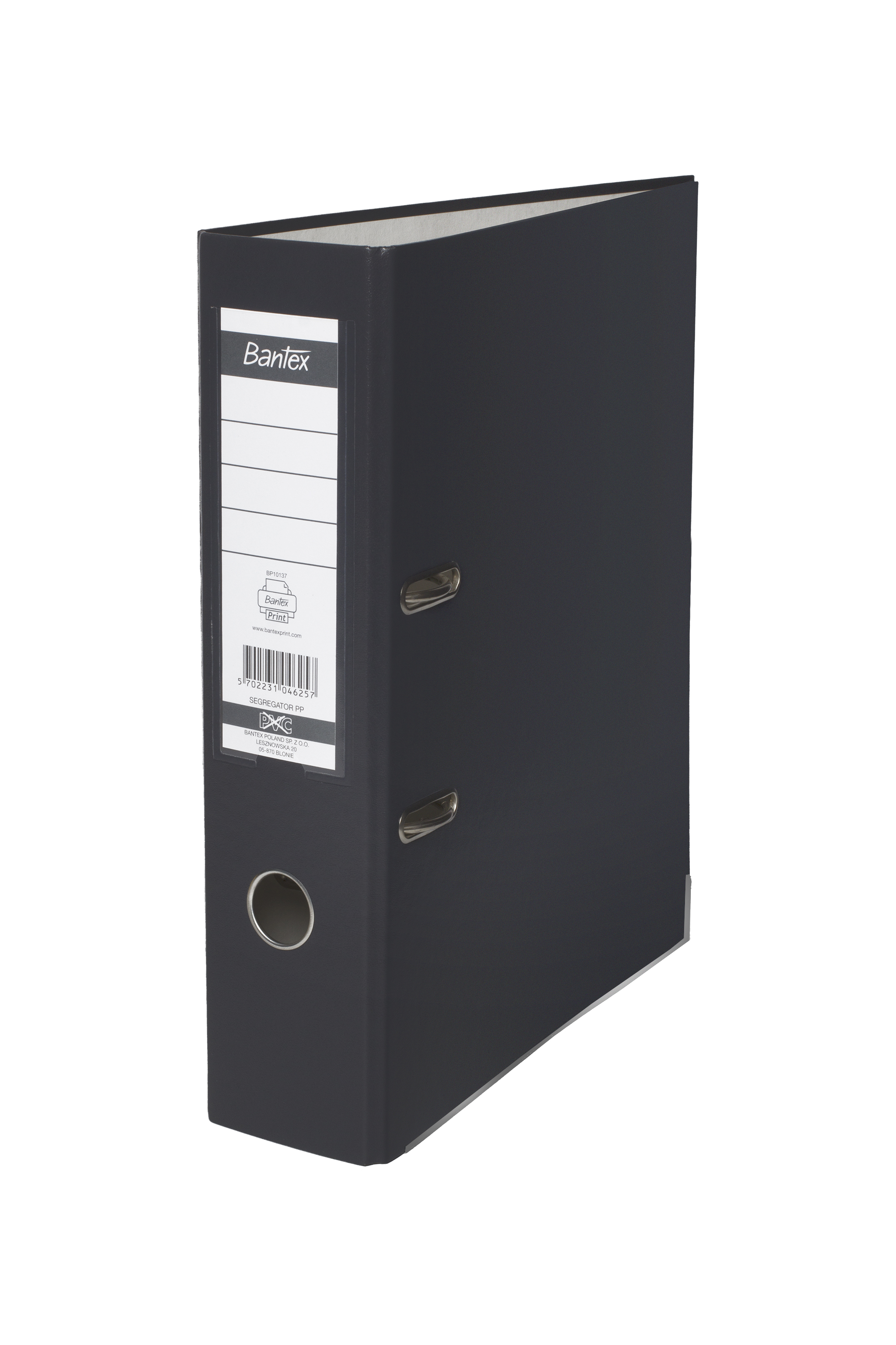 Segregator Bantex XXL A4/80 grafitowy