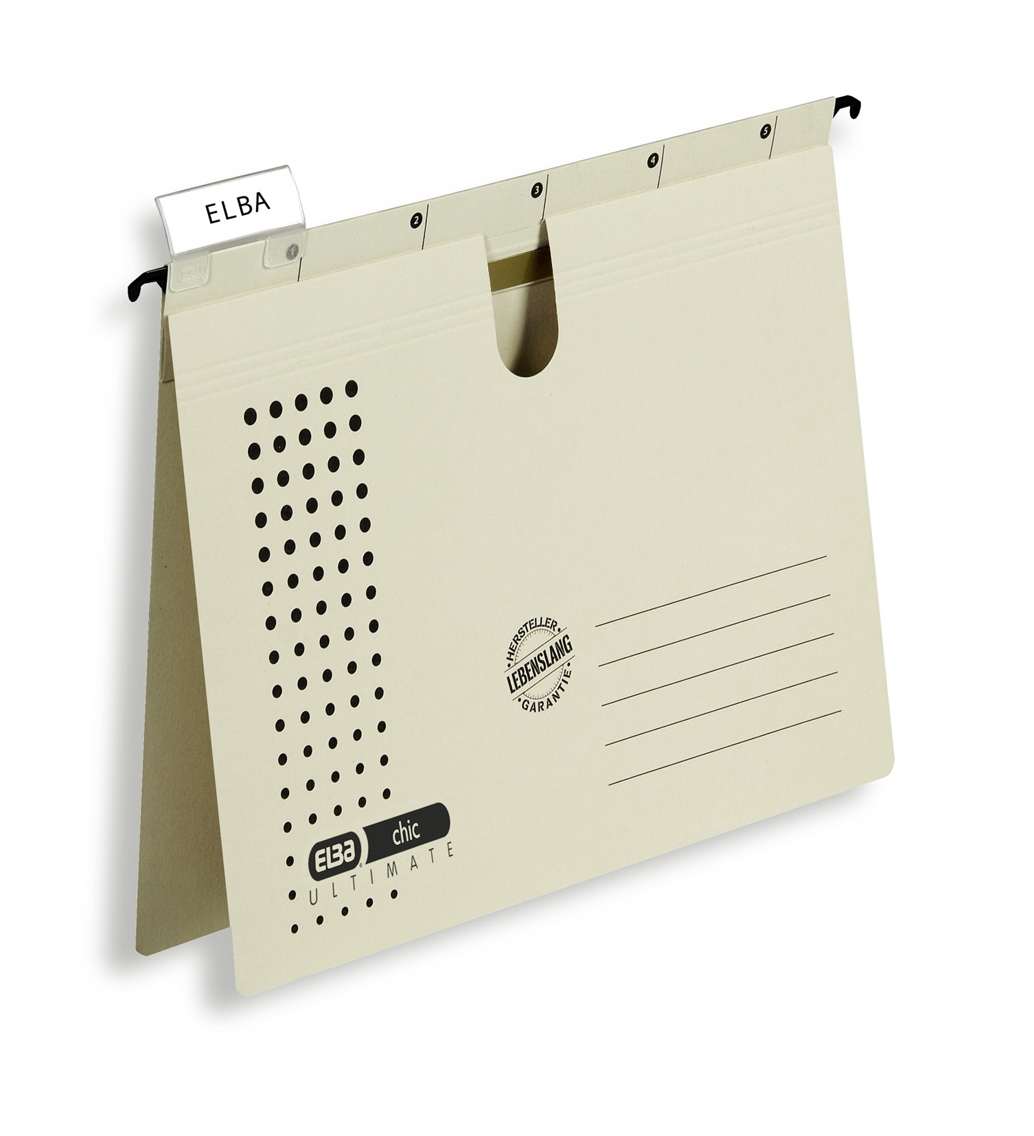 Skoroszyt zawieszkowy A4 Elba Chic Ultimate kremowy