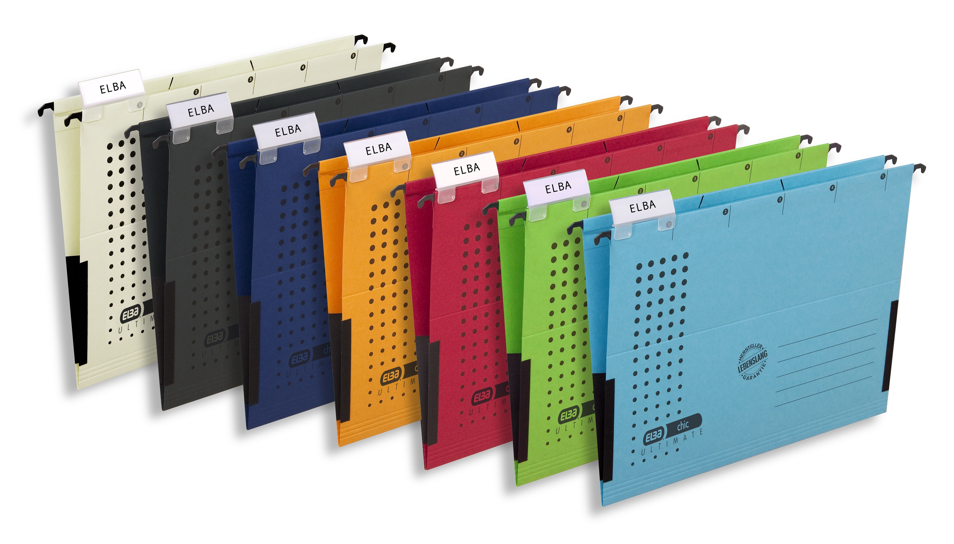 Teczka zawieszkowa A4 Elba Chic Ultimate z bokami grafitowa