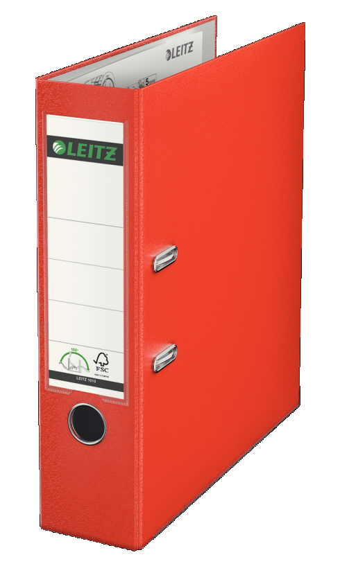 Segregator Leitz 180 A4/80 jasnoczerwony
