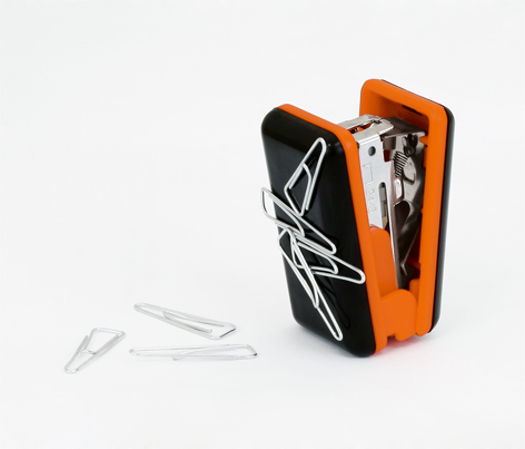 Zszywacz Eagle In Touch S5148 czarno-pomarańczowy