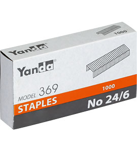 Zszywki 24/6 1000szt. Yanda