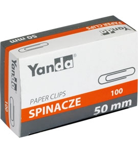 Spinacze okrągłe 50mm 100szt. Yanda