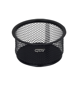 Pojemnik siatkowy na spinacze czarny Grand