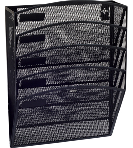 Naścienny pojemnik na dokumenty czarny Grand