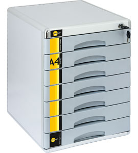 Szafa zamykana na klucz GR-SM07M 7 szuflad GRAND