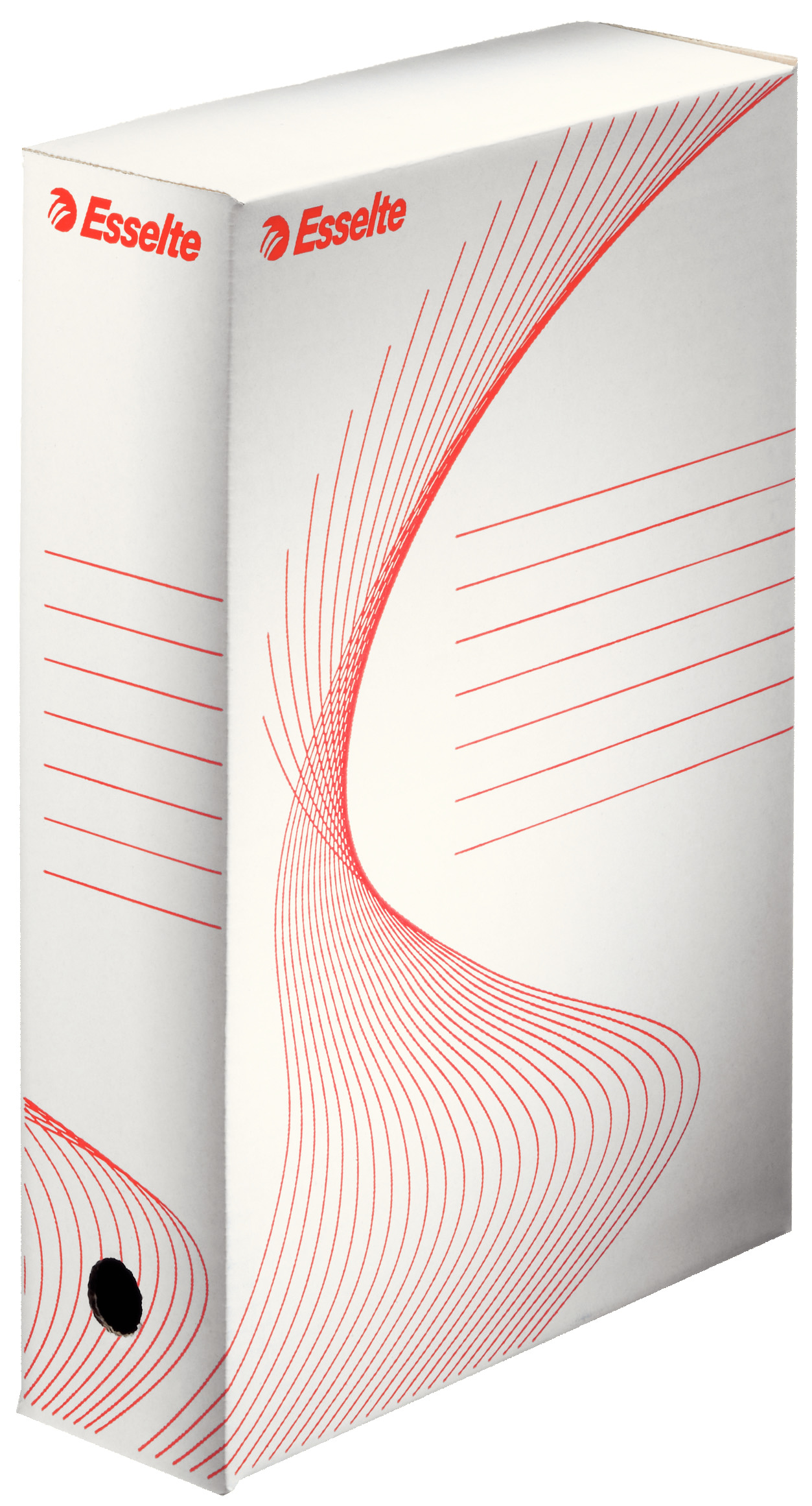 Pudło archiwizacyjne Esselte Standard białe 80mm