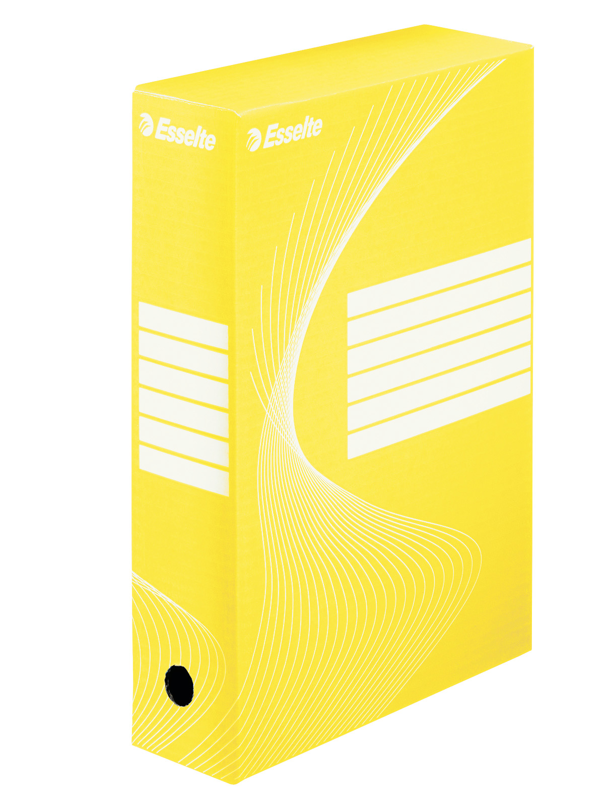 Pudło archiwizacyjne Esselte Standard 80mm żółte