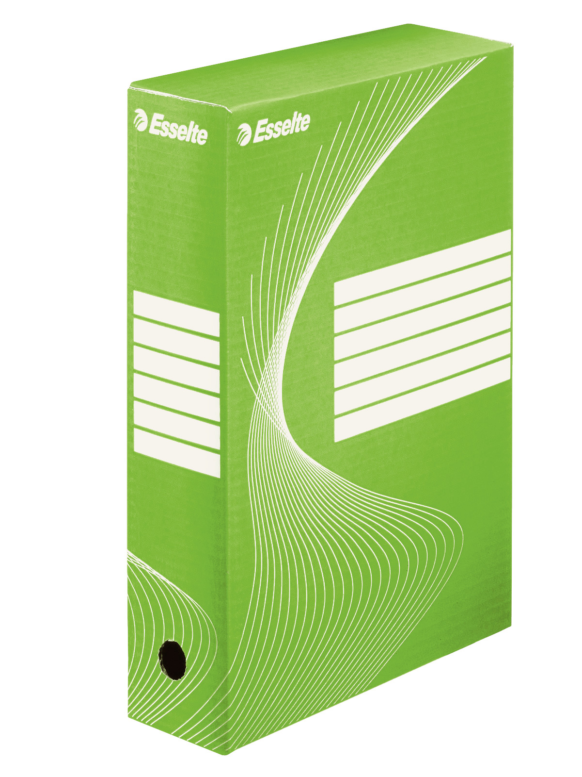 Pudło archiwizacyjne Esselte Standard 80mm zielone