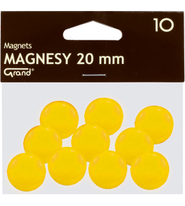 Magnes 20 mm Grand 1szt. żółty