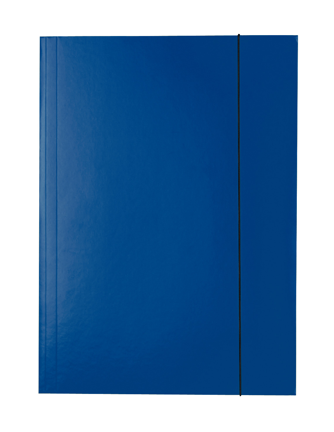 Teczka lakierowana z gumką Esselte granatowa