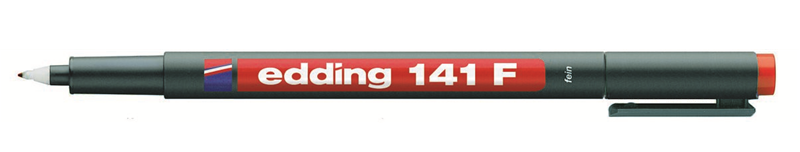 Foliopis Edding czerwony 141F