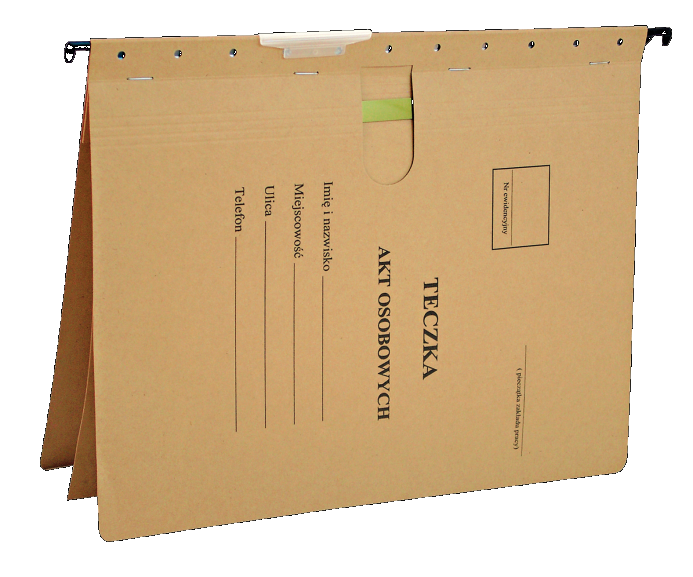 Skoroszyt zawieszany Esselte do akt osobowych