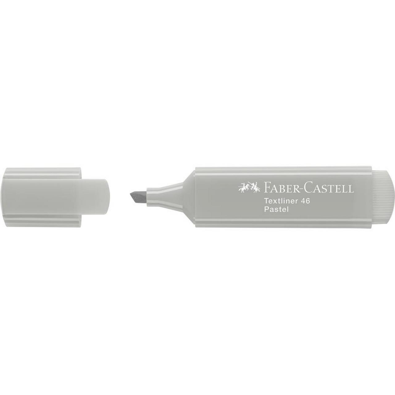 Zakreślacz Faber Castell Textliner 1546 pastelowy szary