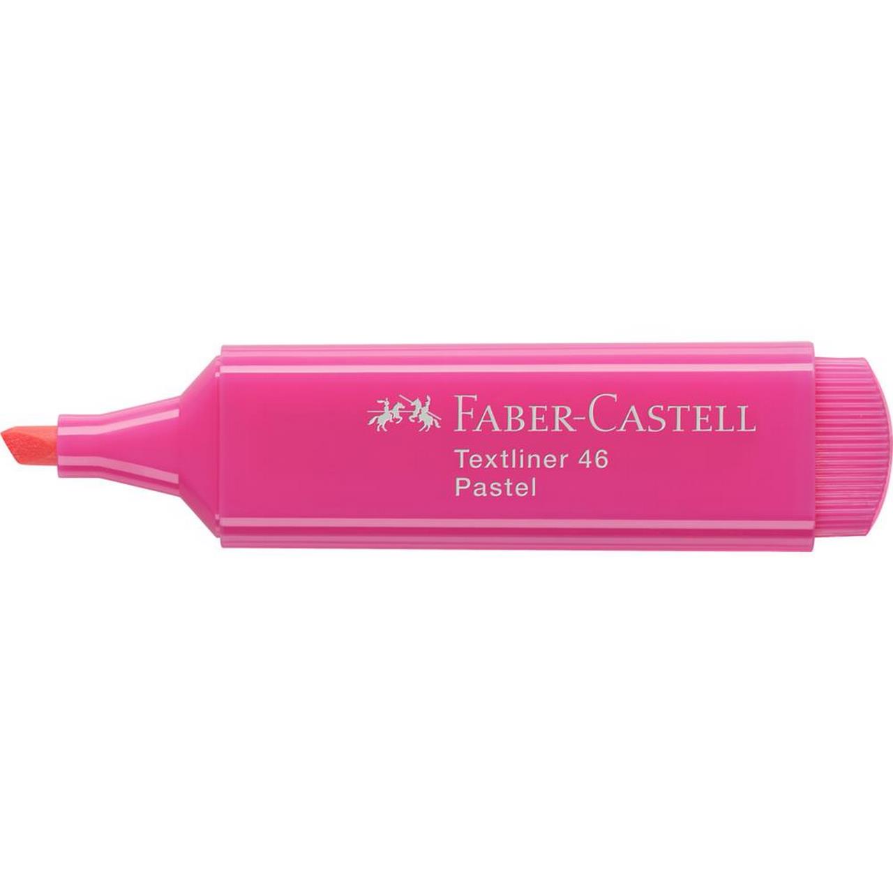Zakreślacz Faber Castell Textliner 1546 pastelowy róż