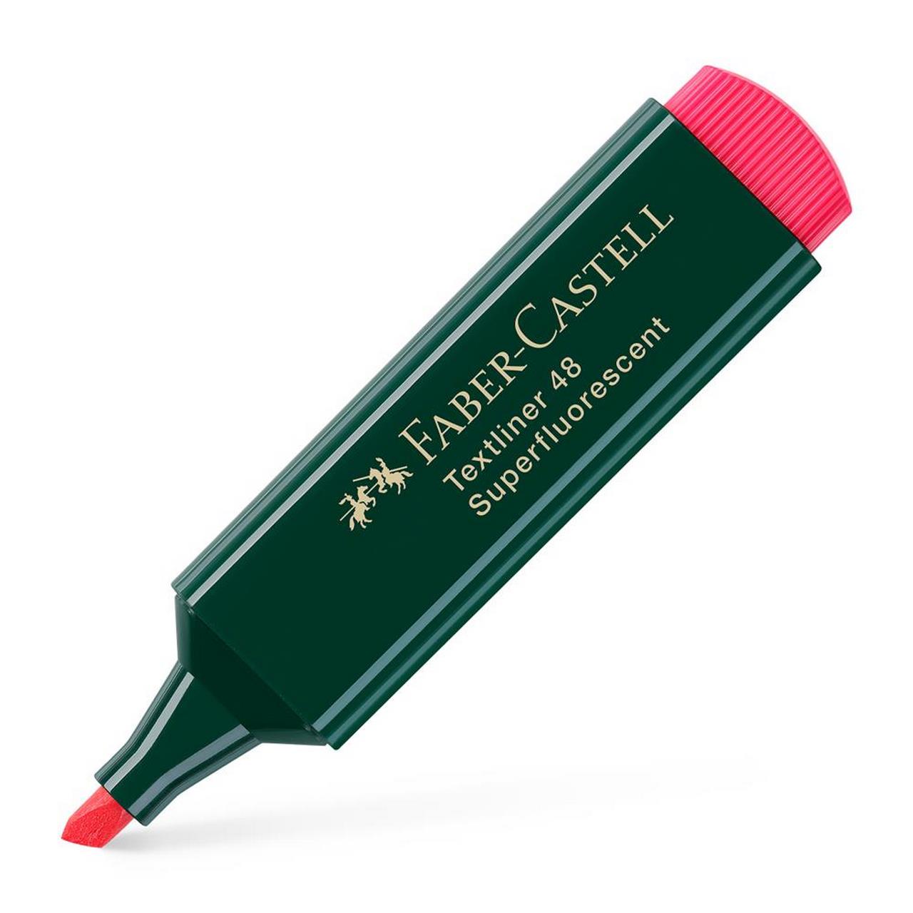 Zakreślacz Faber Castell Textliner 1548 czerwony