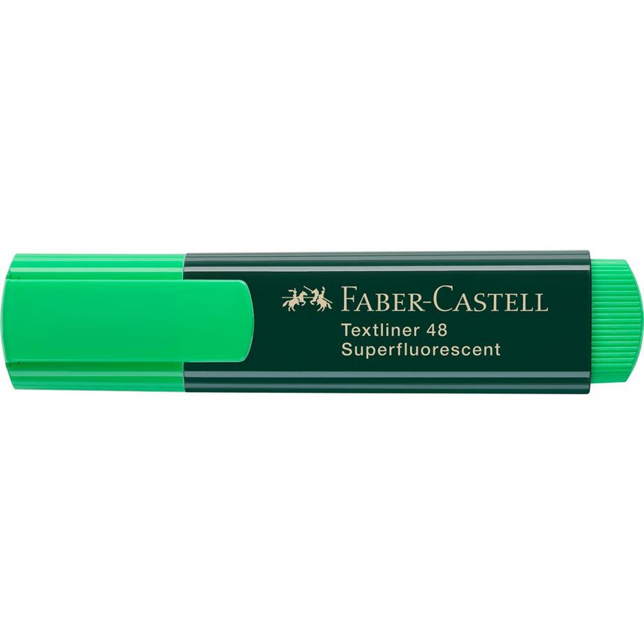 Zakreślacz Faber Castell Textliner 1548 zielony