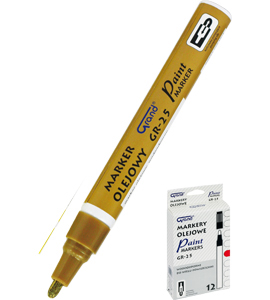 Marker olejowy GR-25 Grand złoty