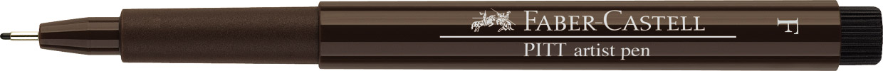 Pisak Pitt Artist Fineliner F Dark Sepia