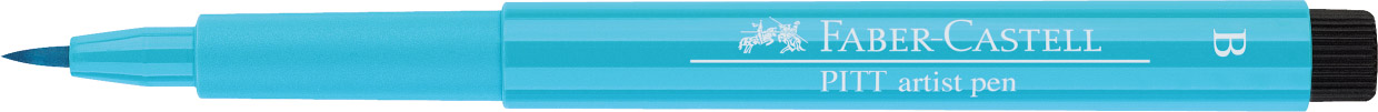 Pisak Pitt Artist Pen Brush Light Cobalt Turquoise