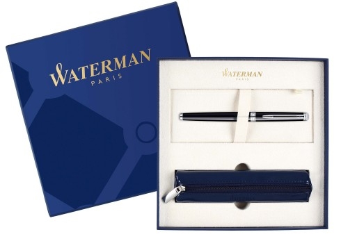 Zestaw prezentowy Waterman Długopis Hemisphere czarny CT z piórnikiem