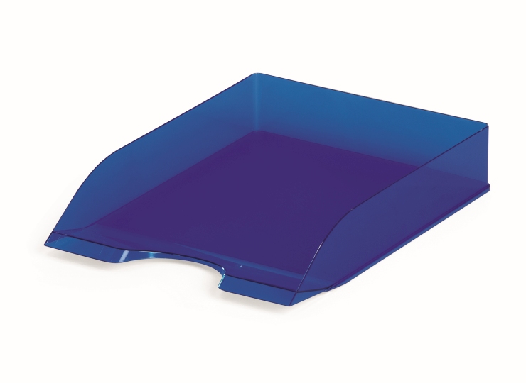 Półka na dokumenty Durable Basic przezroczysta niebieska