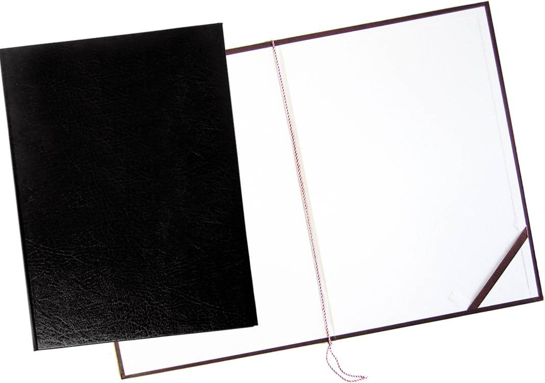 Okładka na dyplom bez napisu czarna Warta