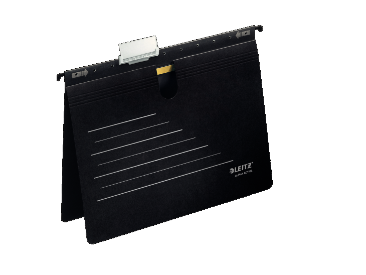 Skoroszyt zawieszany Leitz Alpha Active A4 czarny