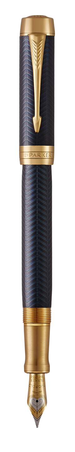 Pióro wieczne Parker Doufold Prestige Blue Chevron GT