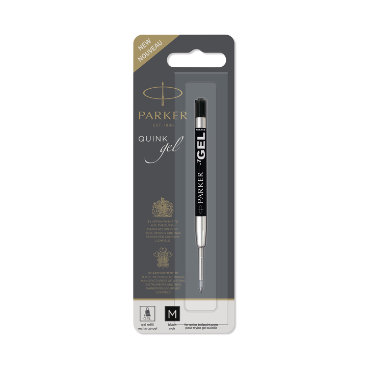 Wkład żelowy do długopisu Parker czarny (F)