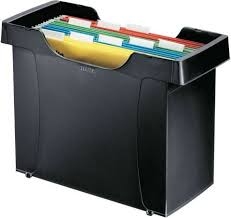 Kartoteka na teczki zawieszkowe Leitz Plus czarna