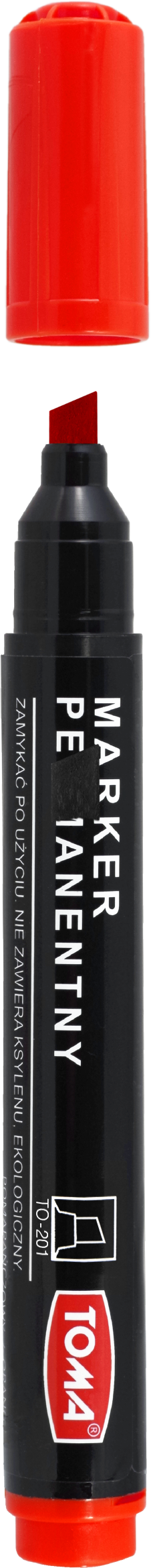 Marker permanentny Toma  TO-201 czerwony