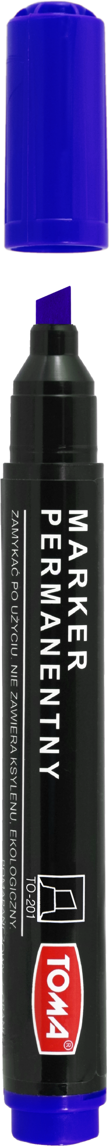 Marker permanentny Toma  TO-201 niebieski